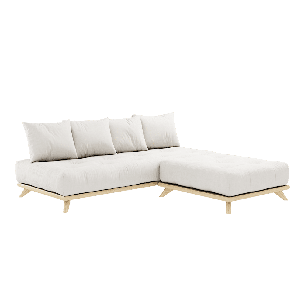 Karup Design SENZA DAYBED CLEAR LACQUERED W. SENZA DAYBED MATTRESS SET NATURAL