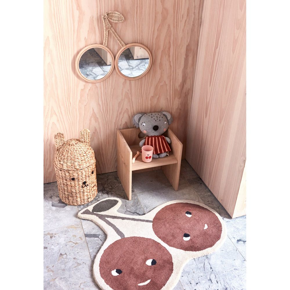 OYOY MINI Miroir mural rouge Kersen