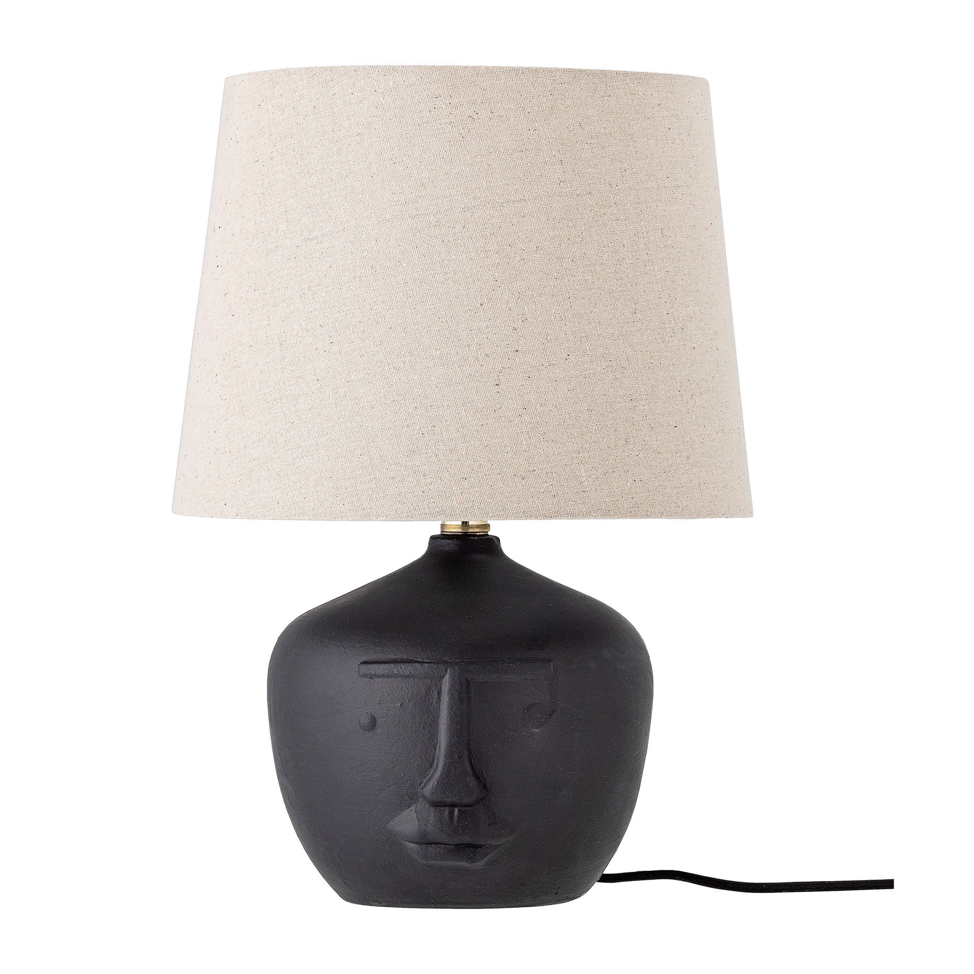 Bloomingville Lampe de table Matheo, Noir, Terracotta