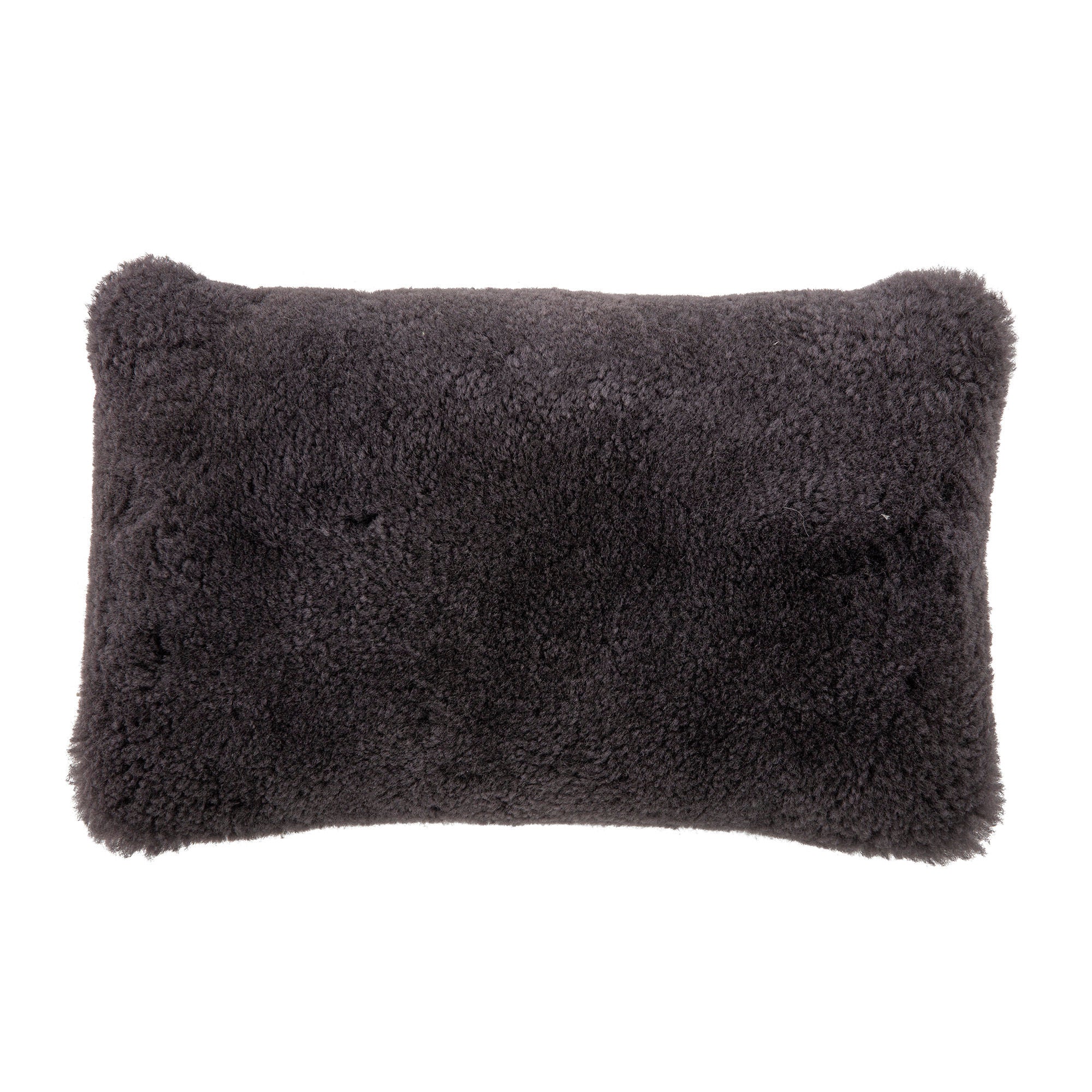 Bloomingville Coussin Cady, gris, peau de mouton