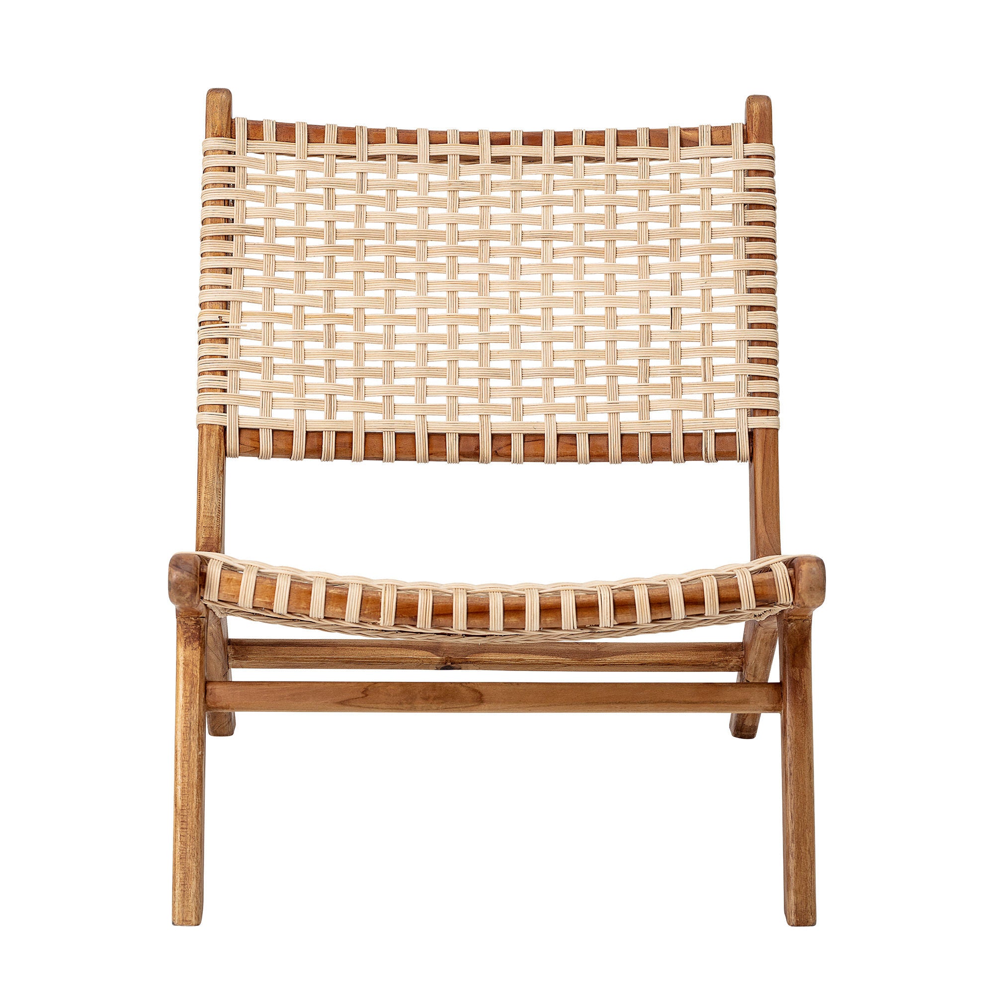 Bloomingville Keila Lounge Chair, Naturel, Bois de teck