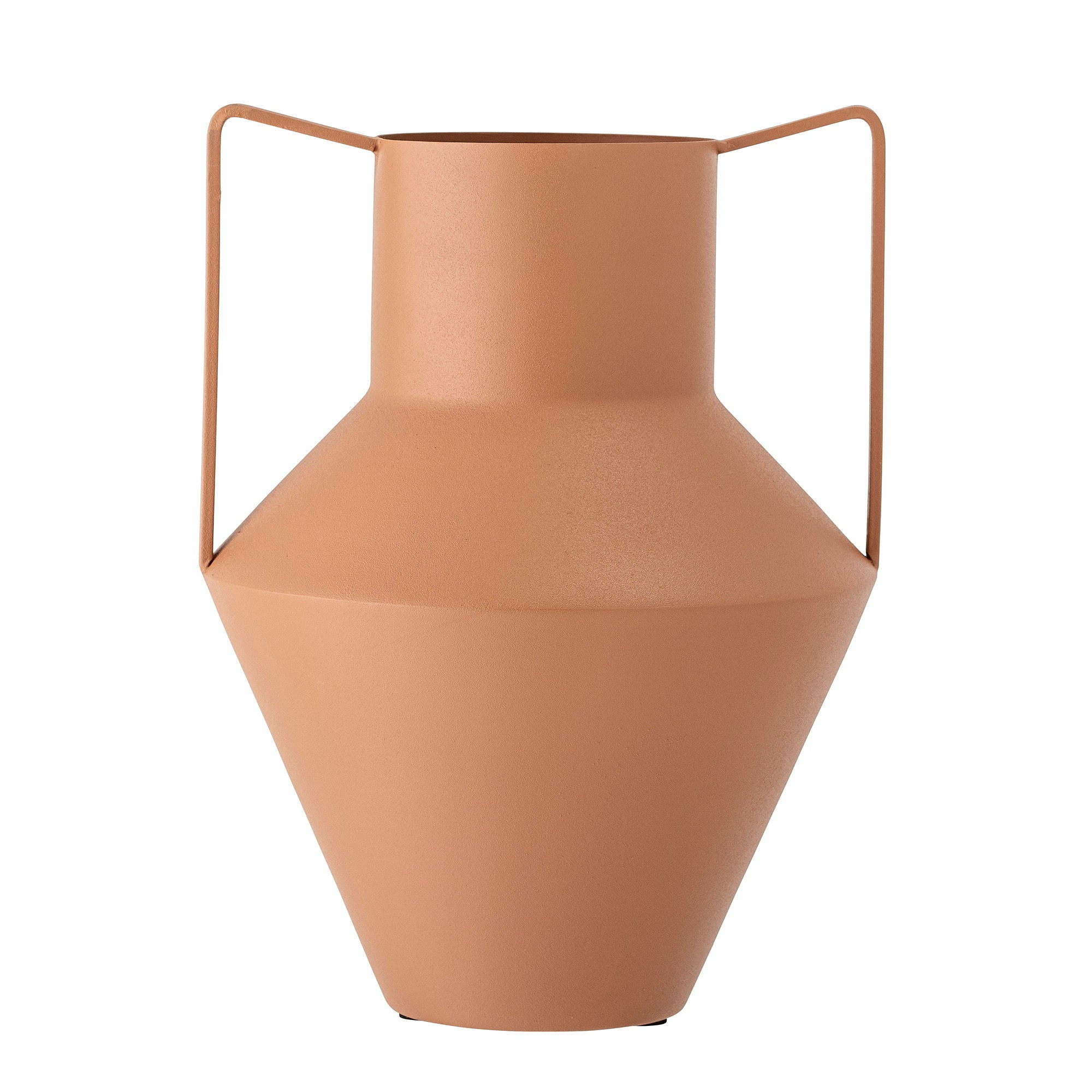 Blooming ville Iola Vase, Braun, Metall