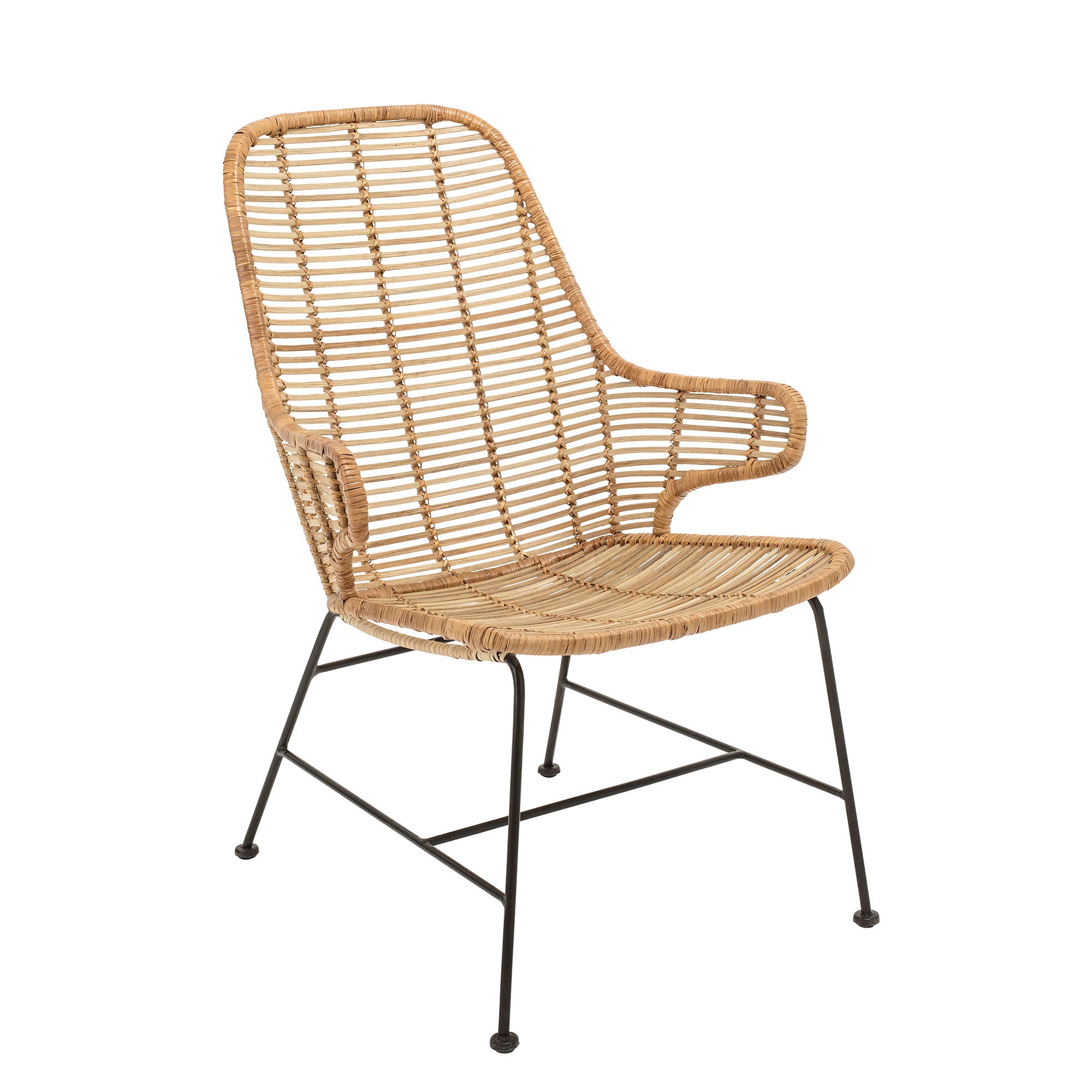 Bloomingville Lake Lounge Chair, Naturaleza, Ratán