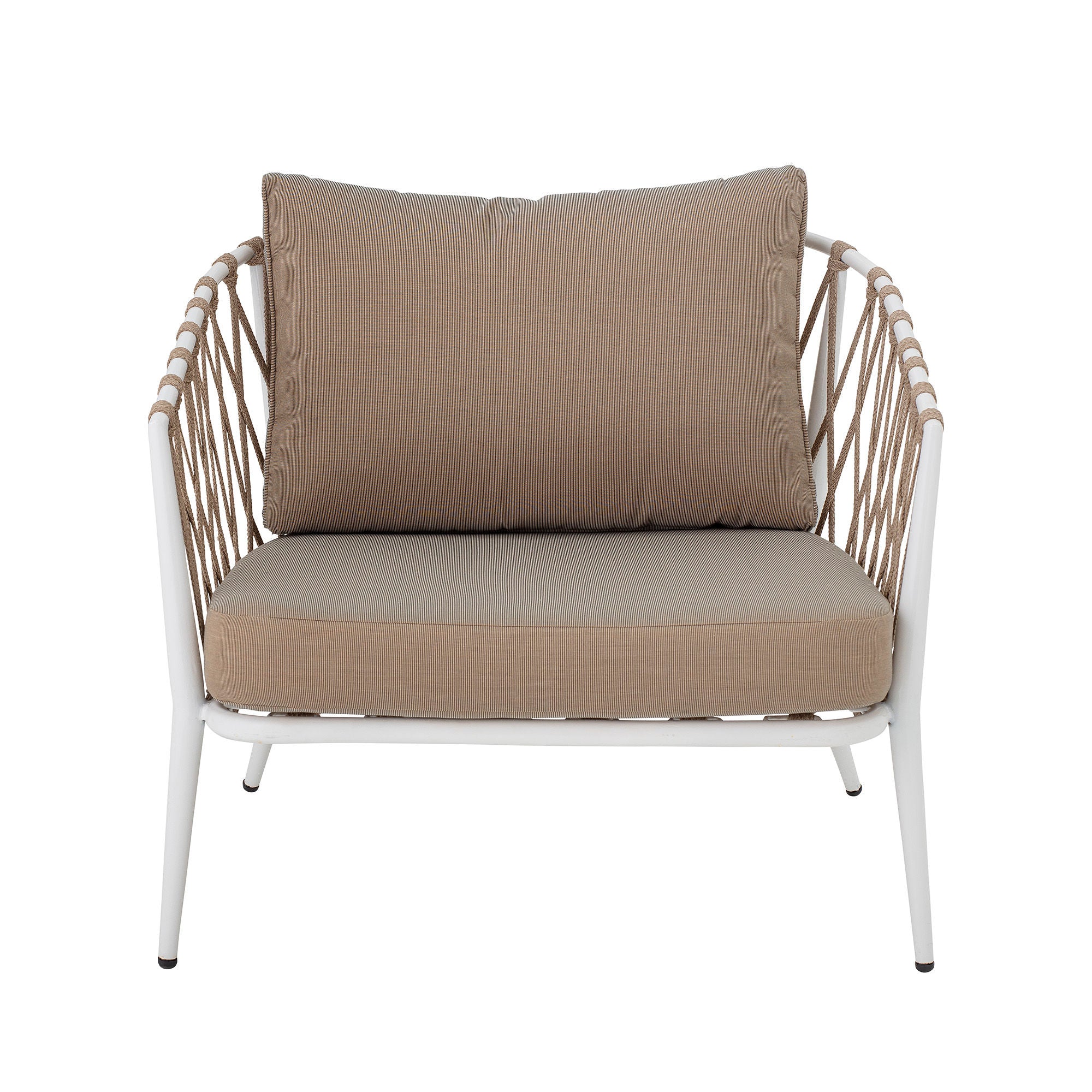 Silla Lounge Cia de Creative Collection, Blanco, Metal