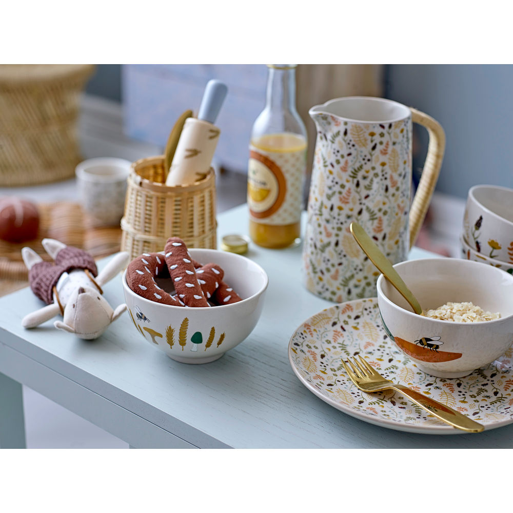 Bloomingville MINI Oogst servies, Natuur, Steengoed