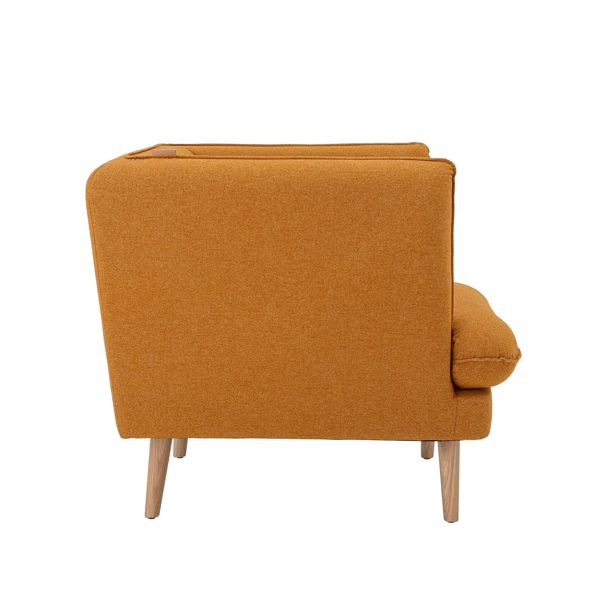 Bloomingville Fauteuil Elliot, Orange, Polyester