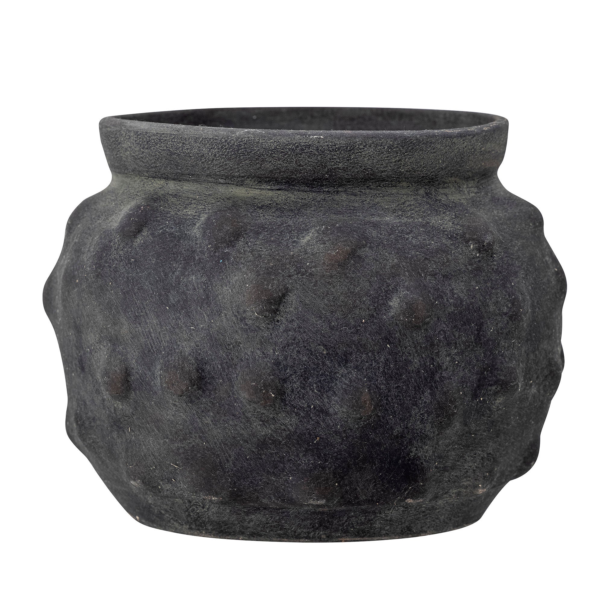 Bloomingville Pot de fleurs Lisen Deco, Noir, Terracotta