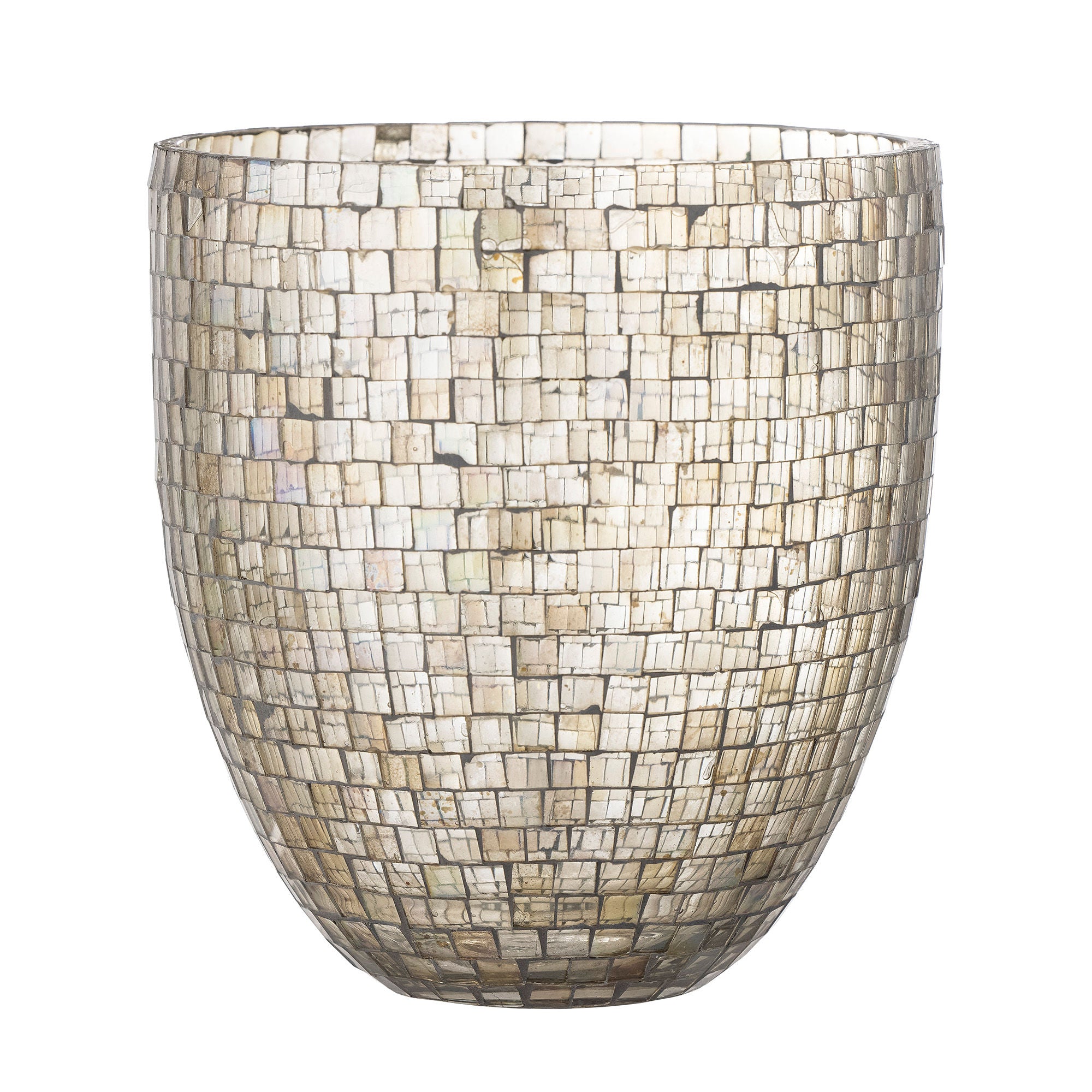 Bloomingville Vase Caen, Argent, Verre