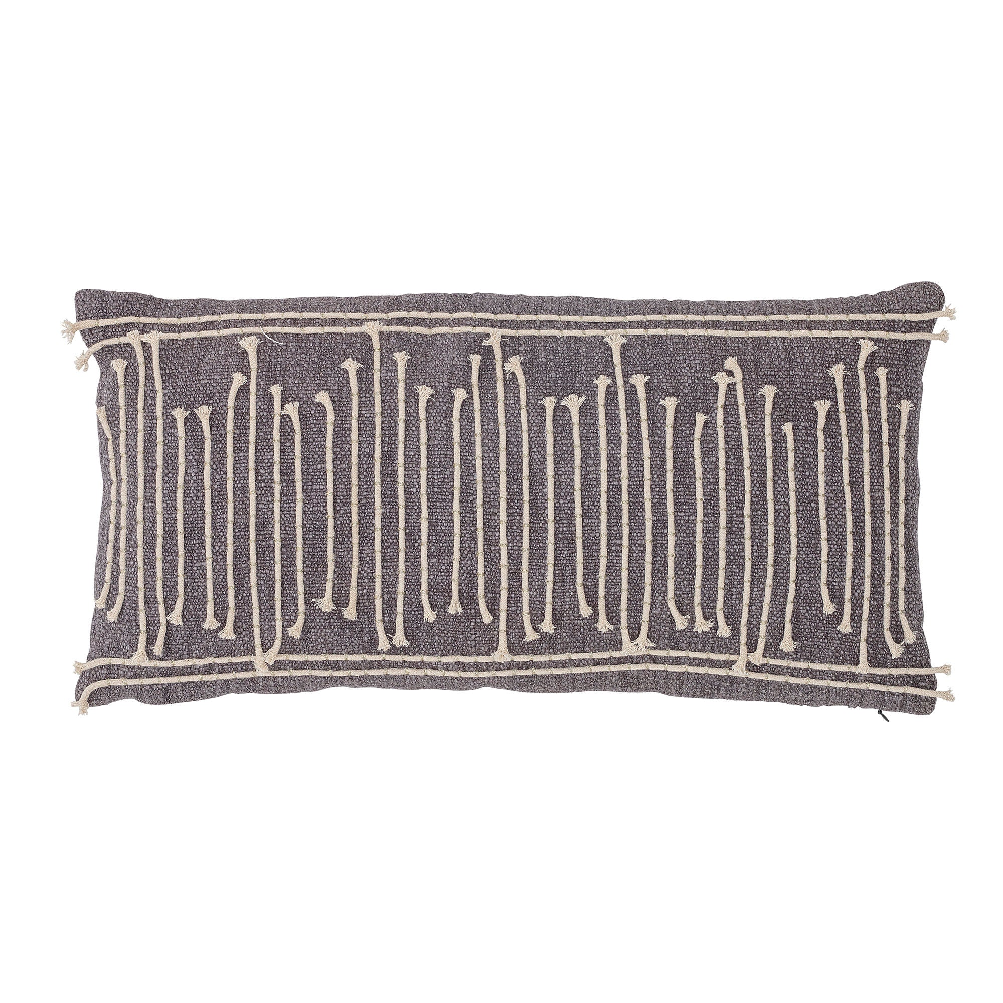 Creative Collection Coussin Elona, Gris, Coton