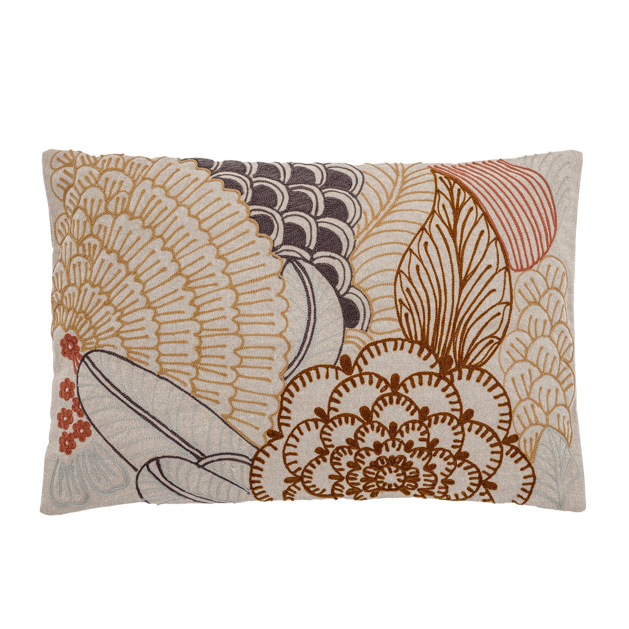 Bloomingville Coussin Graham, Nature, Coton