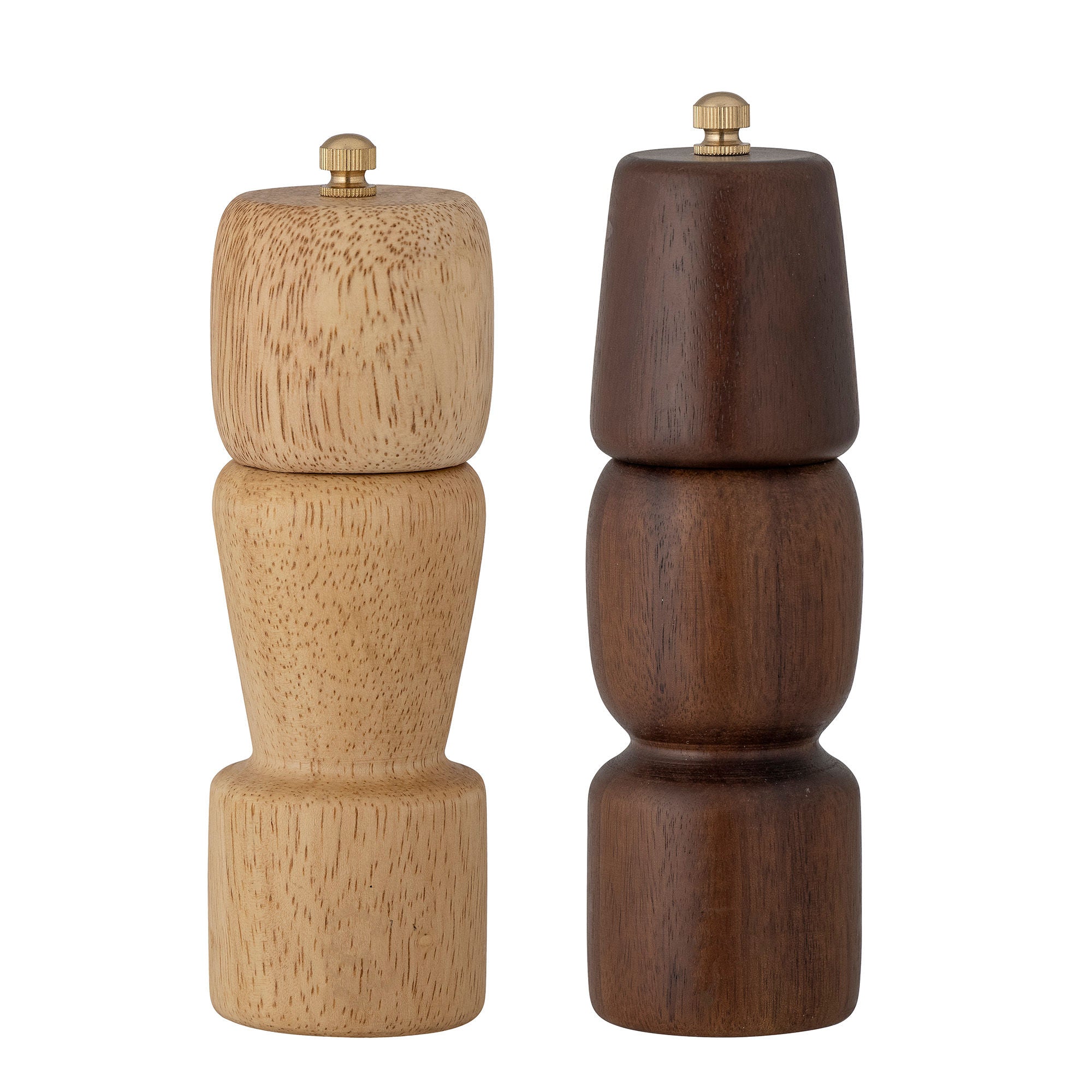 Bloomingville Sabri Salt &amp; Pepper Mill, Naturaleza, Acacia