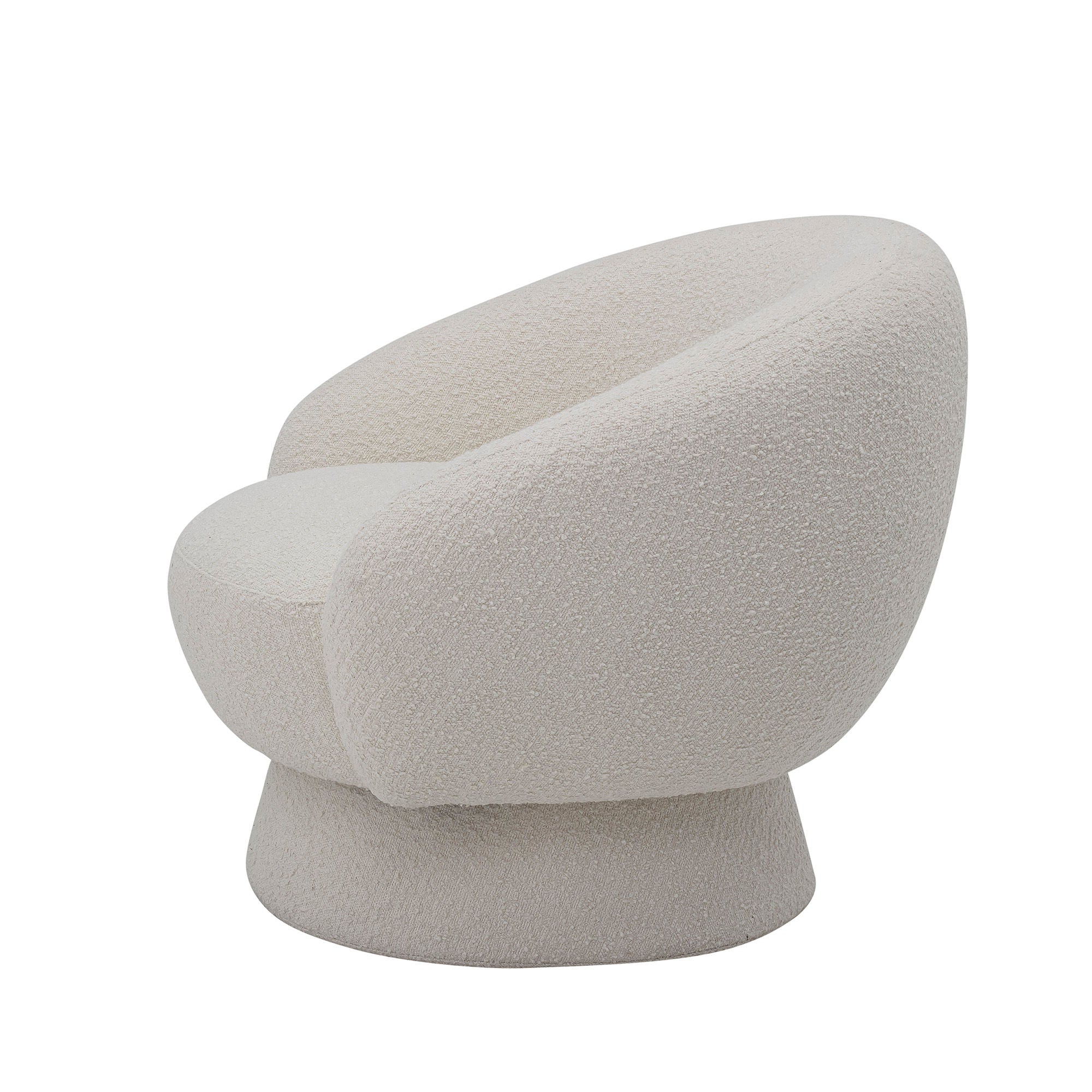 Bloomingville Chaise Ted, Blanc, Polyester