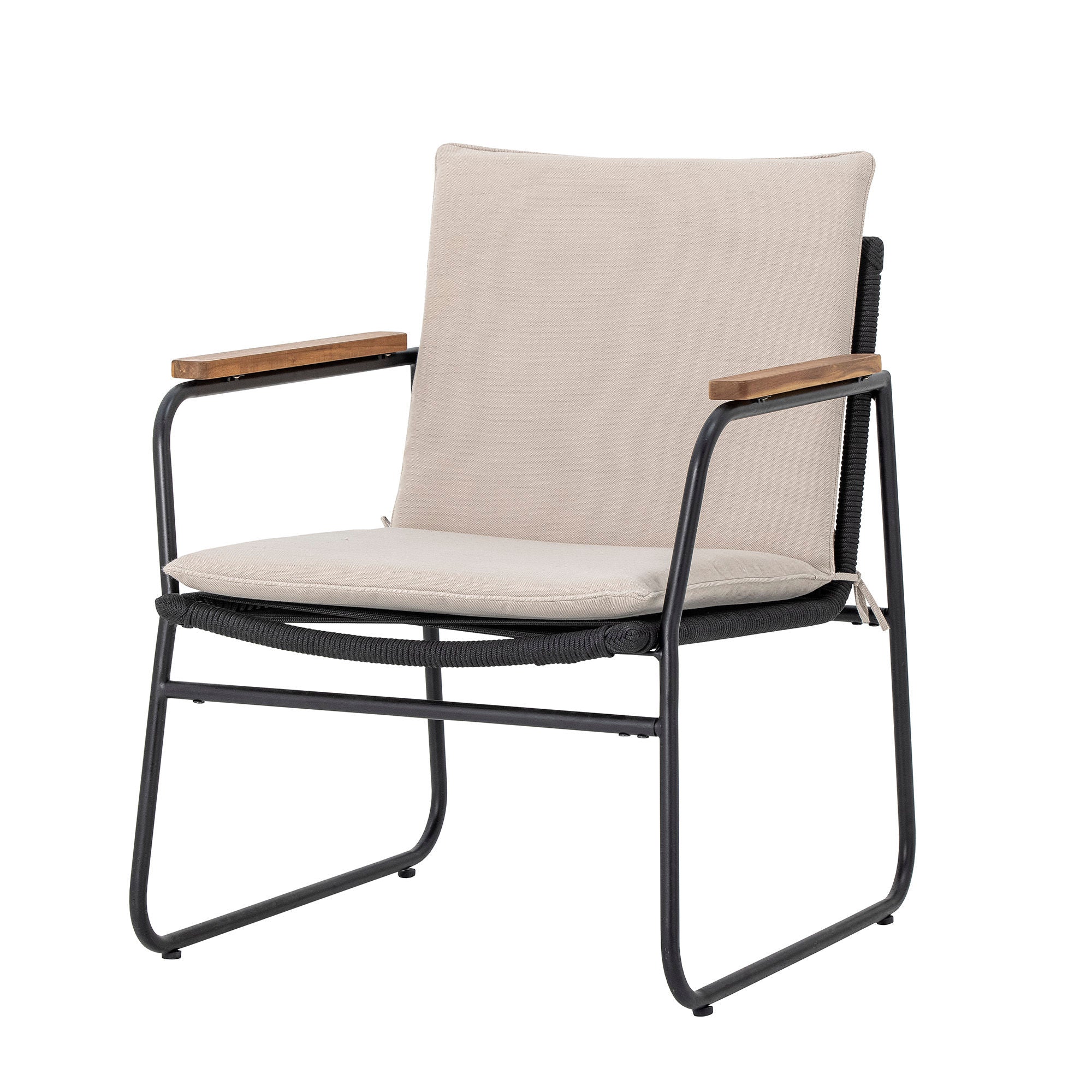 Bloomingville Hampton Chair, Noir, Métal