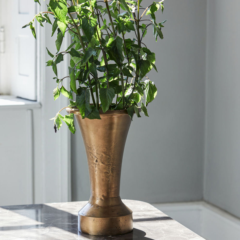 Hausarzt vase, Florist, Antike Bronze