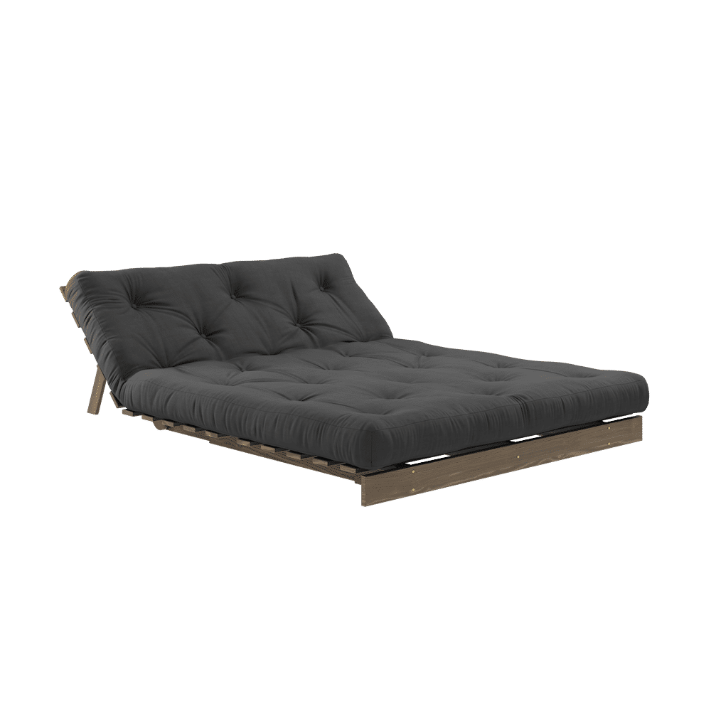 Karup Design ROOTS CAROB BROWN 140 X 200 W. ROOTS MATTRESS DARK GREY