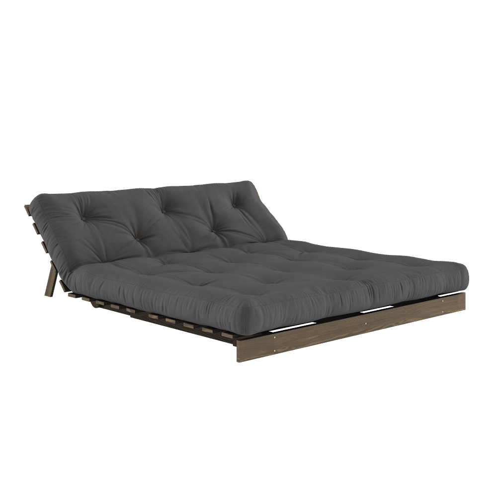 Karup Design ROOTS CAROB BROWN 160 X 200 W. ROOTS MATTRESS DARK GREY