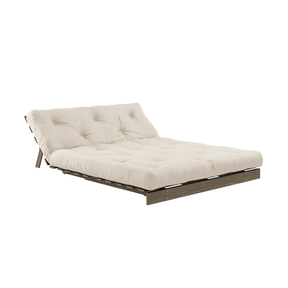 Karup Design ROOTS CAROB BROWN 140 X 200 W. ROOTS MATTRESS BEIGE