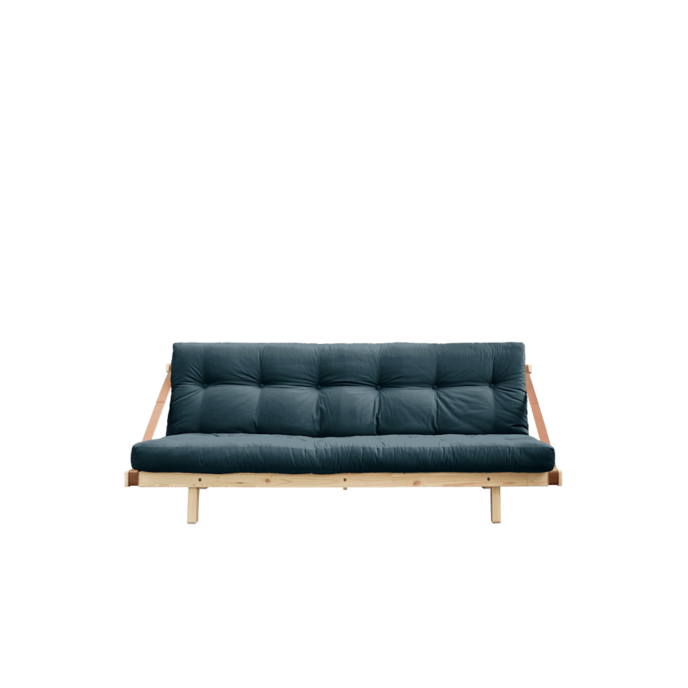 SAUT CLAIR LAQUÉ W. MATELAS MIXTE 5 COUCHES BLEU Pétrole