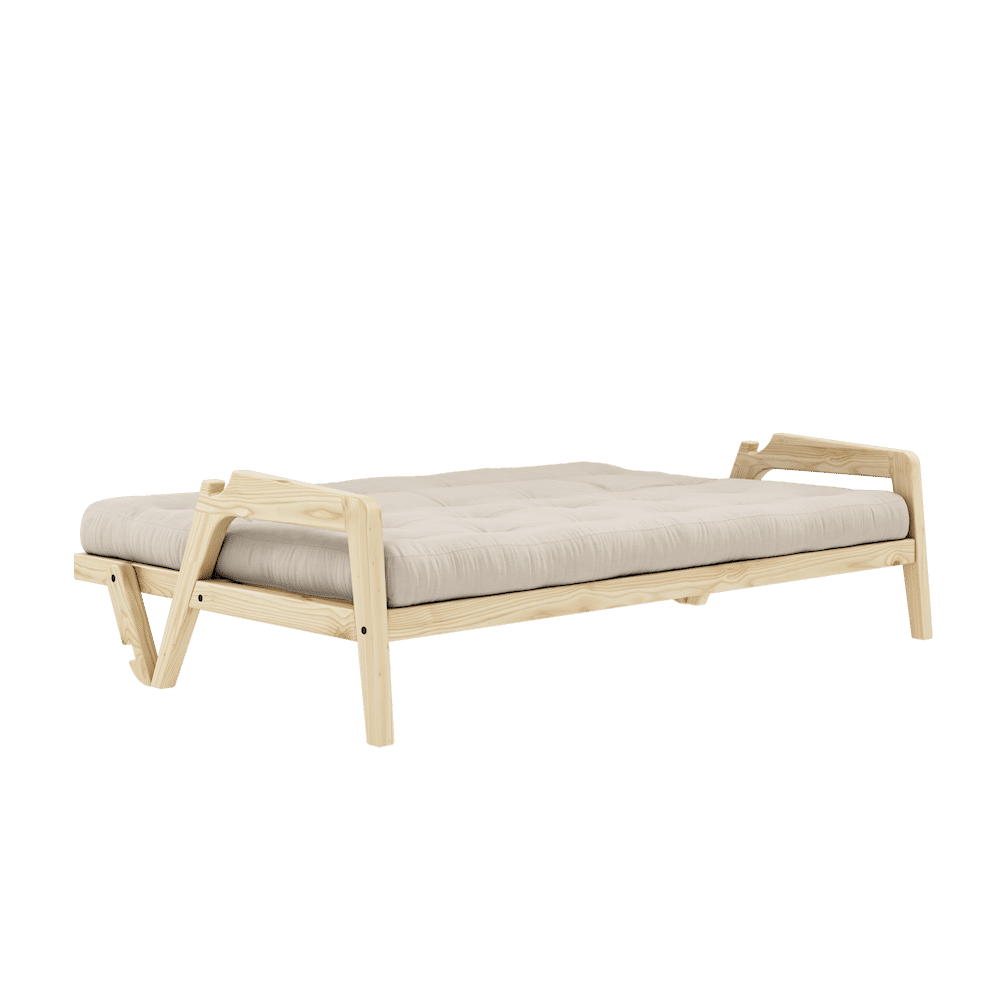 Karup Design SAISIR CLAIR LAQUE W. MATELAS MIXTE 5 COUCHES BEIGE