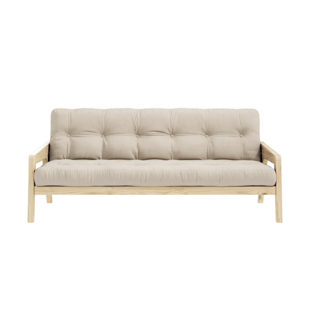 Karup Design GRAB KLARE LACKIERT W. 5-Schicht GEMISCHTE MATRATZE BEIGE