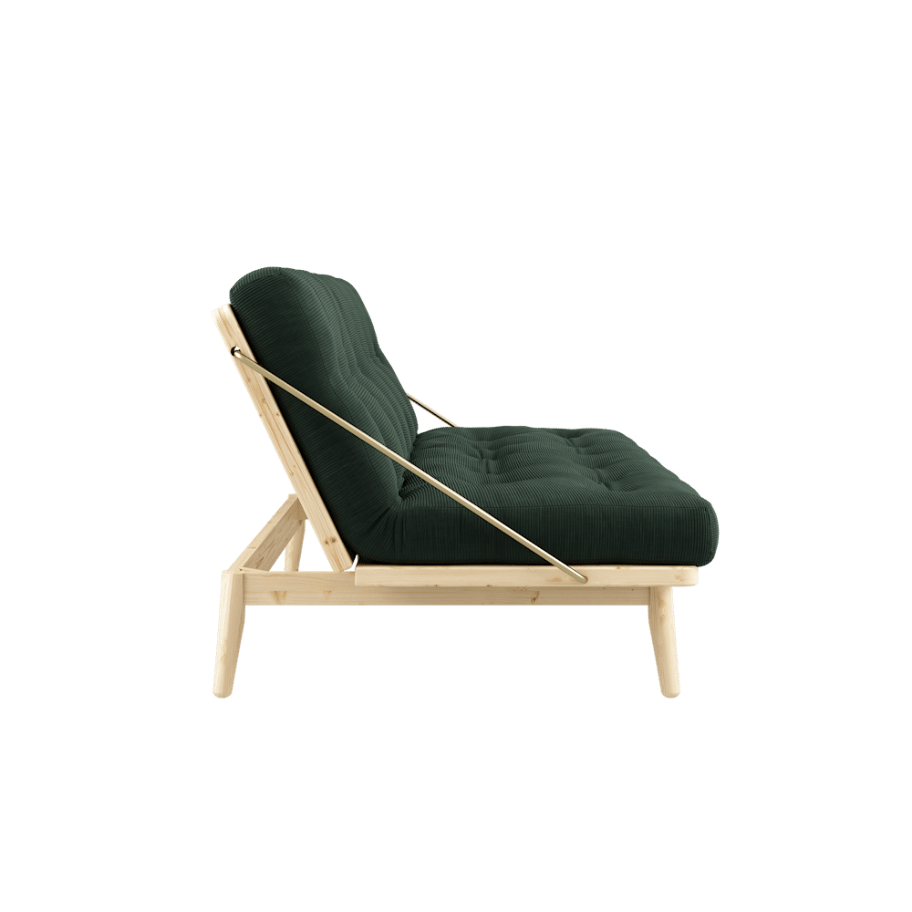 Karup Design FOLK CLAIR LAQUÉ AVEC MATELAS MIXTE 5 COUCHES ALGUES