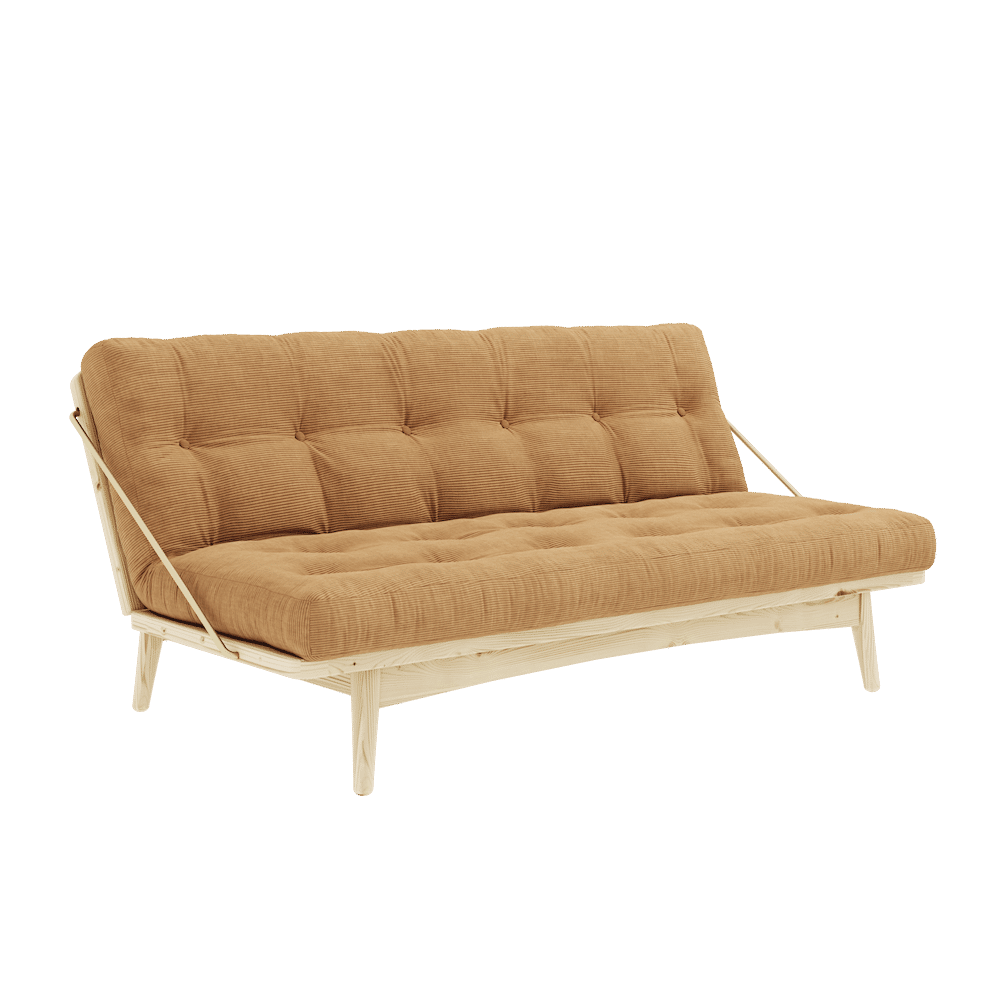 FOLK CLAIR LAQUE W. MATELAS MIXTE 5 COUCHES FUDGE BRUN