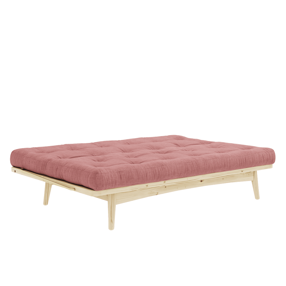 Karup Design FOLK CLAIR LAQUE W. MATELAS MIXTE 5 COUCHES SORBET ROSE