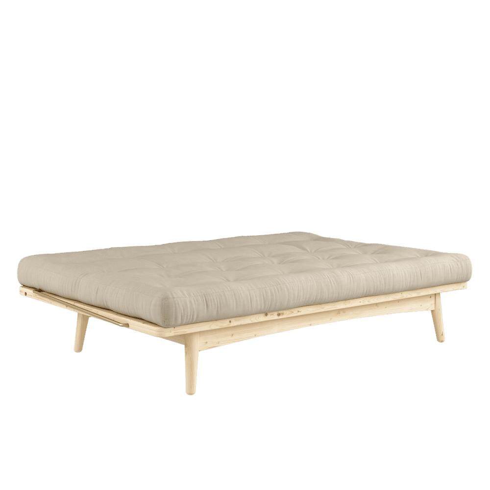 Karup Design FOLK CLAIR LAQUE W. MATELAS MIXTE 5 COUCHES BEIGE