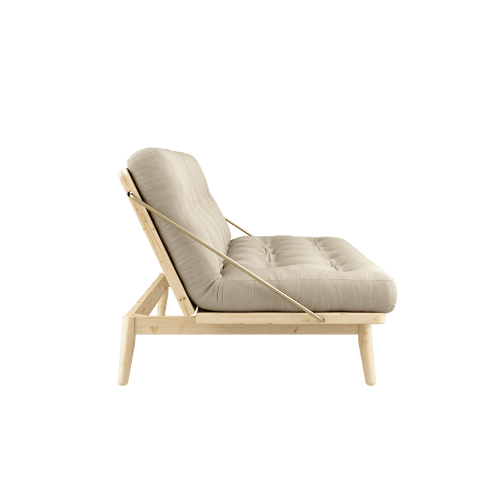 Karup Design FOLK CLAIR LAQUE W. MATELAS MIXTE 5 COUCHES BEIGE