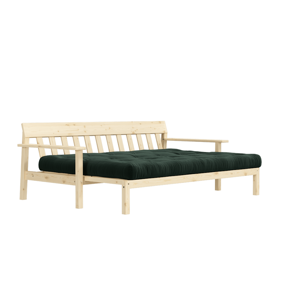 Le concepteur DÉBOUT CLAIR LAQUÉ W. MATELAS MIXTE 5 COUCHES ALGUE