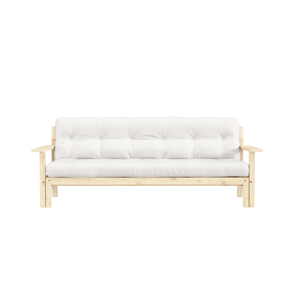 Le concepteur DÉBOUT CLAIR LAQUÉ W. MATELAS MIXTE 5 COUCHES NATUREL