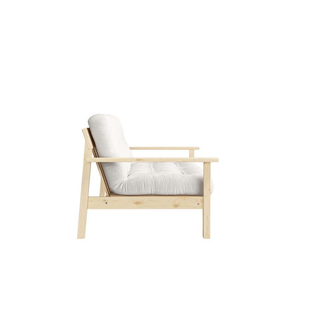 Le concepteur DÉBOUT CLAIR LAQUÉ W. MATELAS MIXTE 5 COUCHES NATUREL