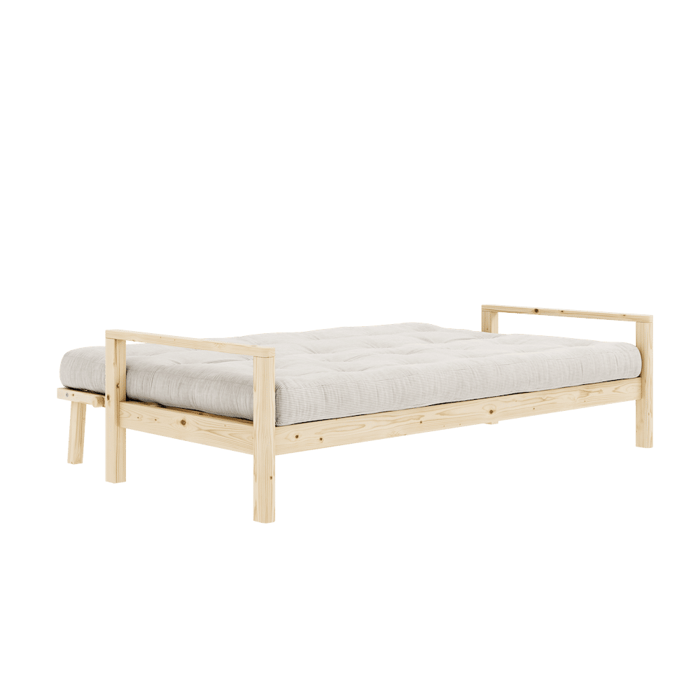 Designer BOUTON CLAIR LAQUÉ W. MATELAS MIXTE 5 COUCHES IVOIRE