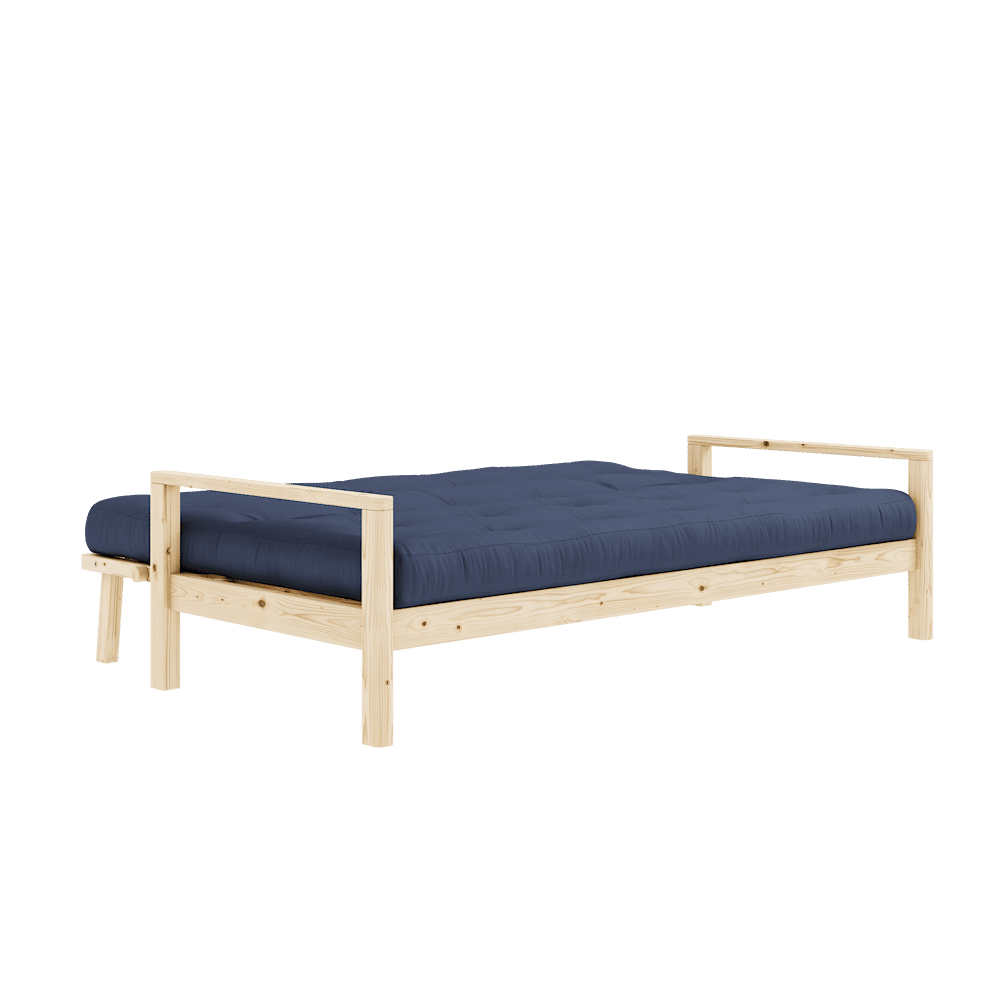 Designer BOUTON CLAIR LAQUÉ W. MATELAS MIXTE 5 COUCHES MARINE