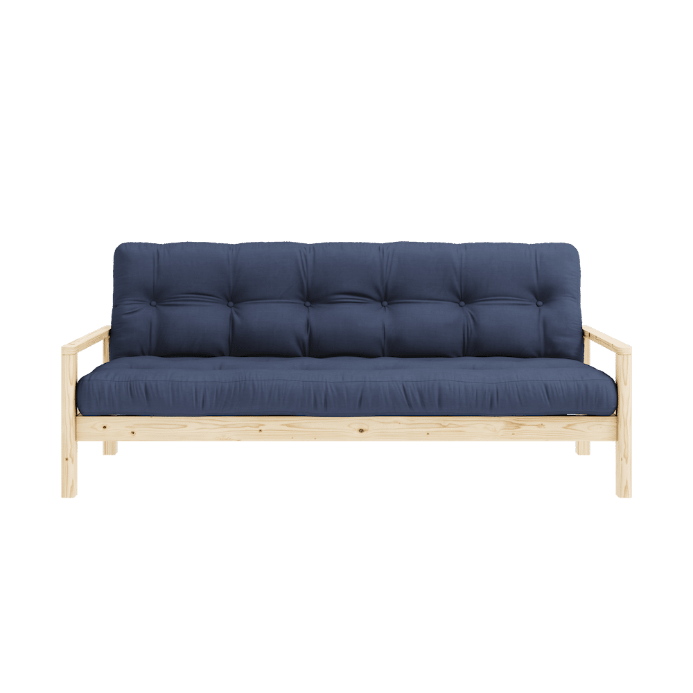 Designer BOUTON CLAIR LAQUÉ W. MATELAS MIXTE 5 COUCHES MARINE