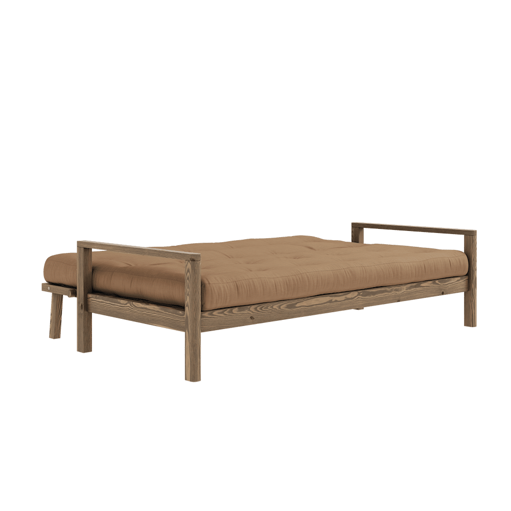 BOUTON CAROBE BRUN W. MATELAS MIXTE 5 COUCHES MOCCAA