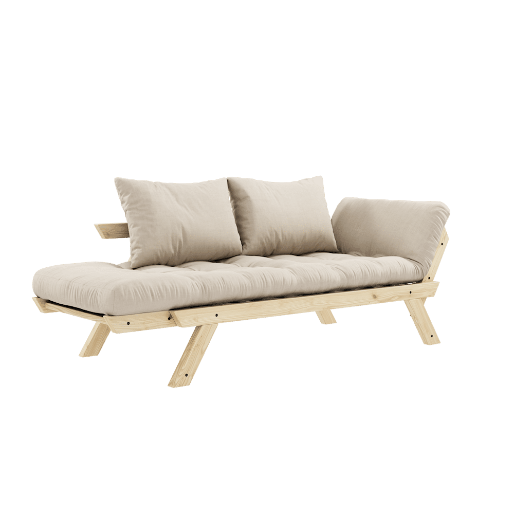 Karup Design BEBOP CLAIR LAQUE W. MATELAS MIXTE 4 COUCHES BEIGE