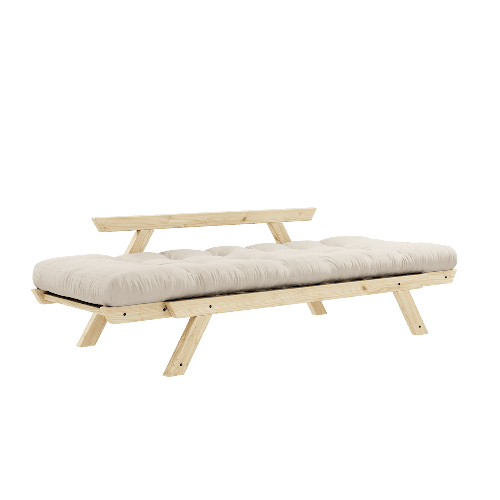 Karup Design BEBOP CLAIR LAQUE W. MATELAS MIXTE 4 COUCHES BEIGE