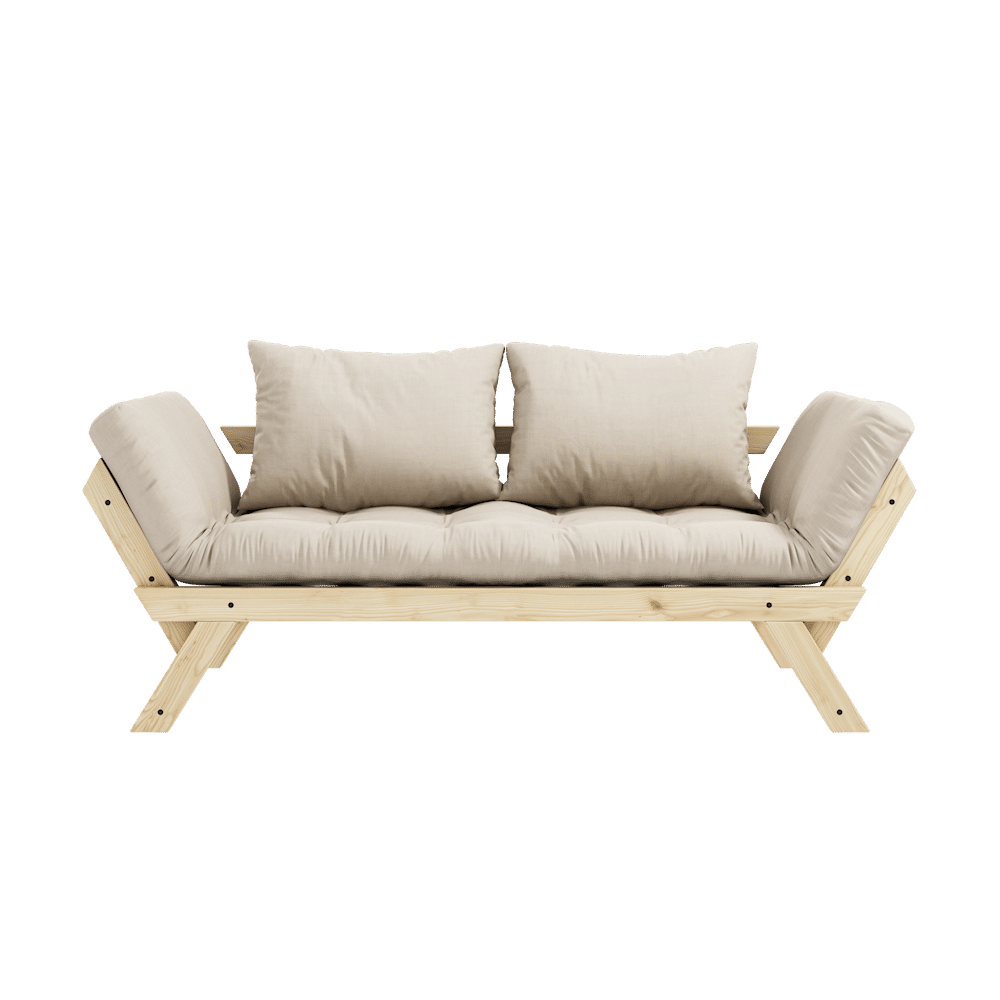 Karup Design BEBOP CLAIR LAQUE W. MATELAS MIXTE 4 COUCHES BEIGE