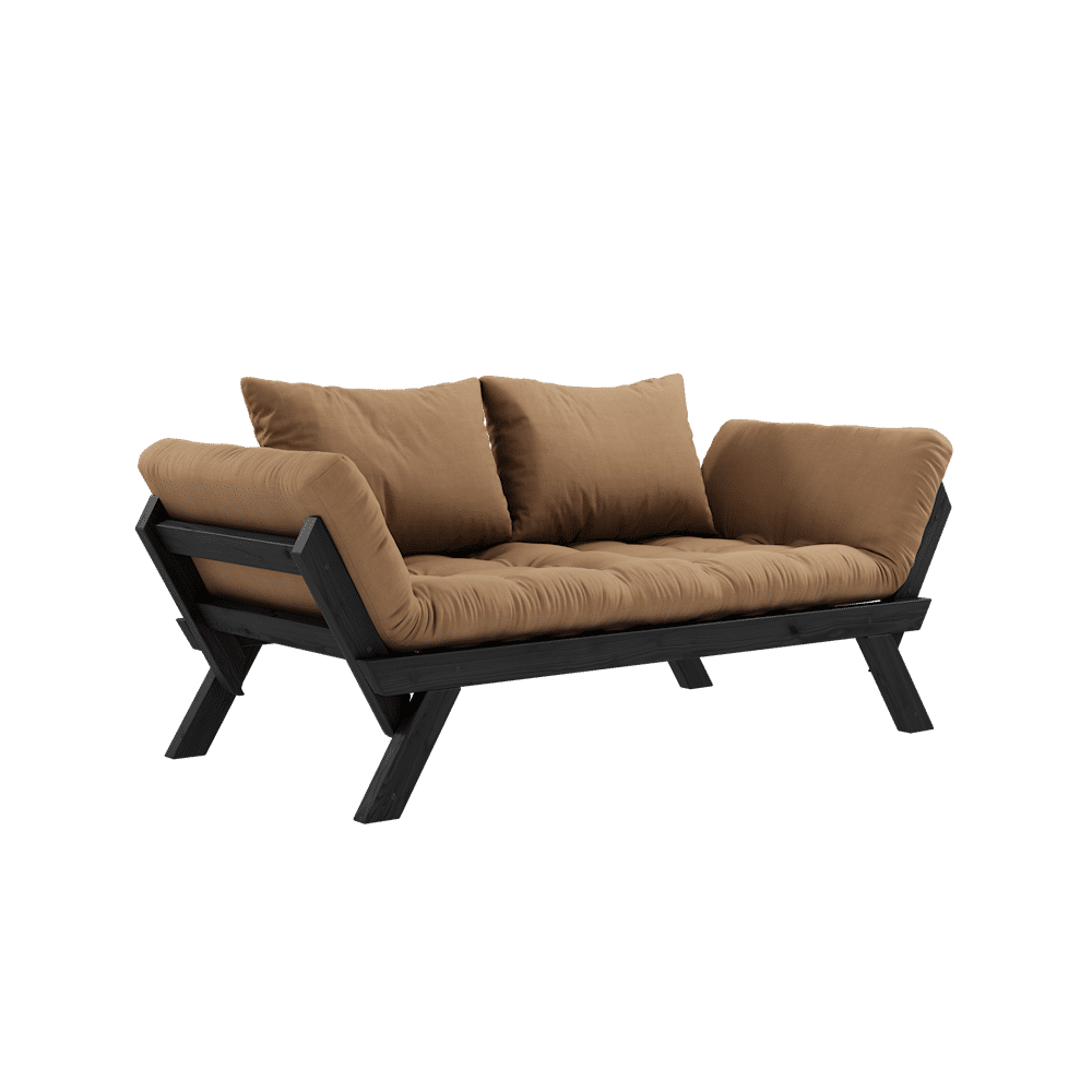 Designer BEBOP NOIR LAQUÉ W. MATELAS MIXTE 4 COUCHES MOCCAA