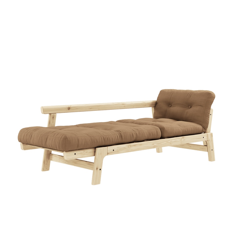 ÉTAPE CLAIRE LAQUÉE W. MATELAS MOCCA STEP