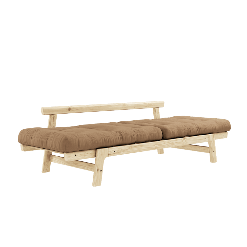 ÉTAPE CLAIRE LAQUÉE W. MATELAS MOCCA STEP