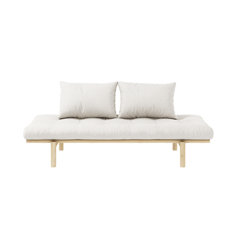 Karup Design PACE DAYBED CLEAR LACQUERED W. 4-LAYER MIXED MATTRESS NATURAL