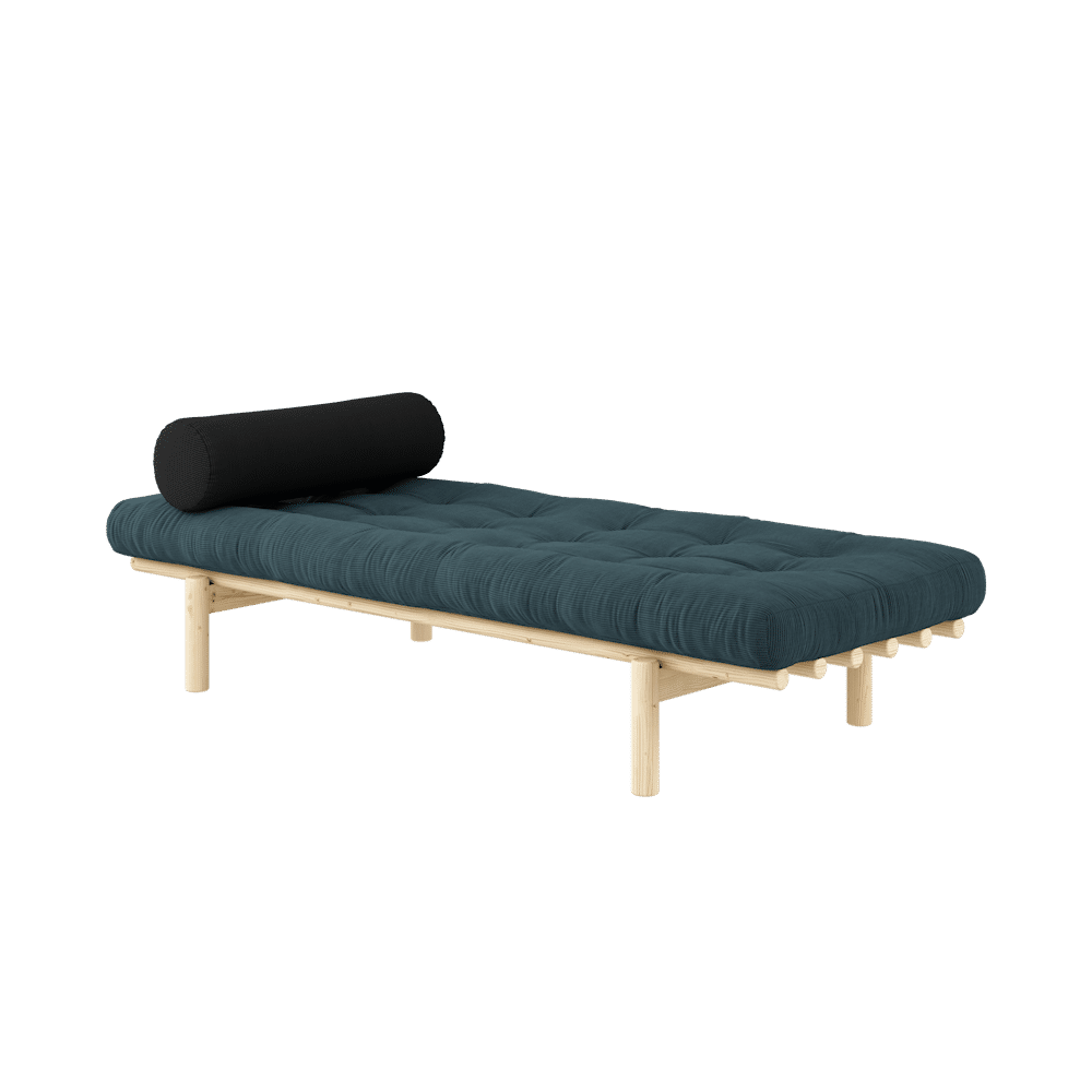 Karup Design NEXT DAYBED CLEAR LACQUERED W. 4-LAYER MIXED MATTRESS PALE BLUE