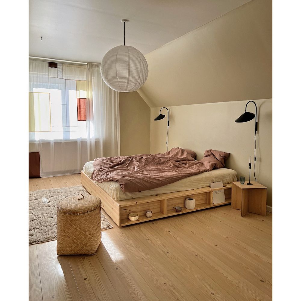 Karup Design ZIGGY BED CLEAR LACQUERED 180 X 200