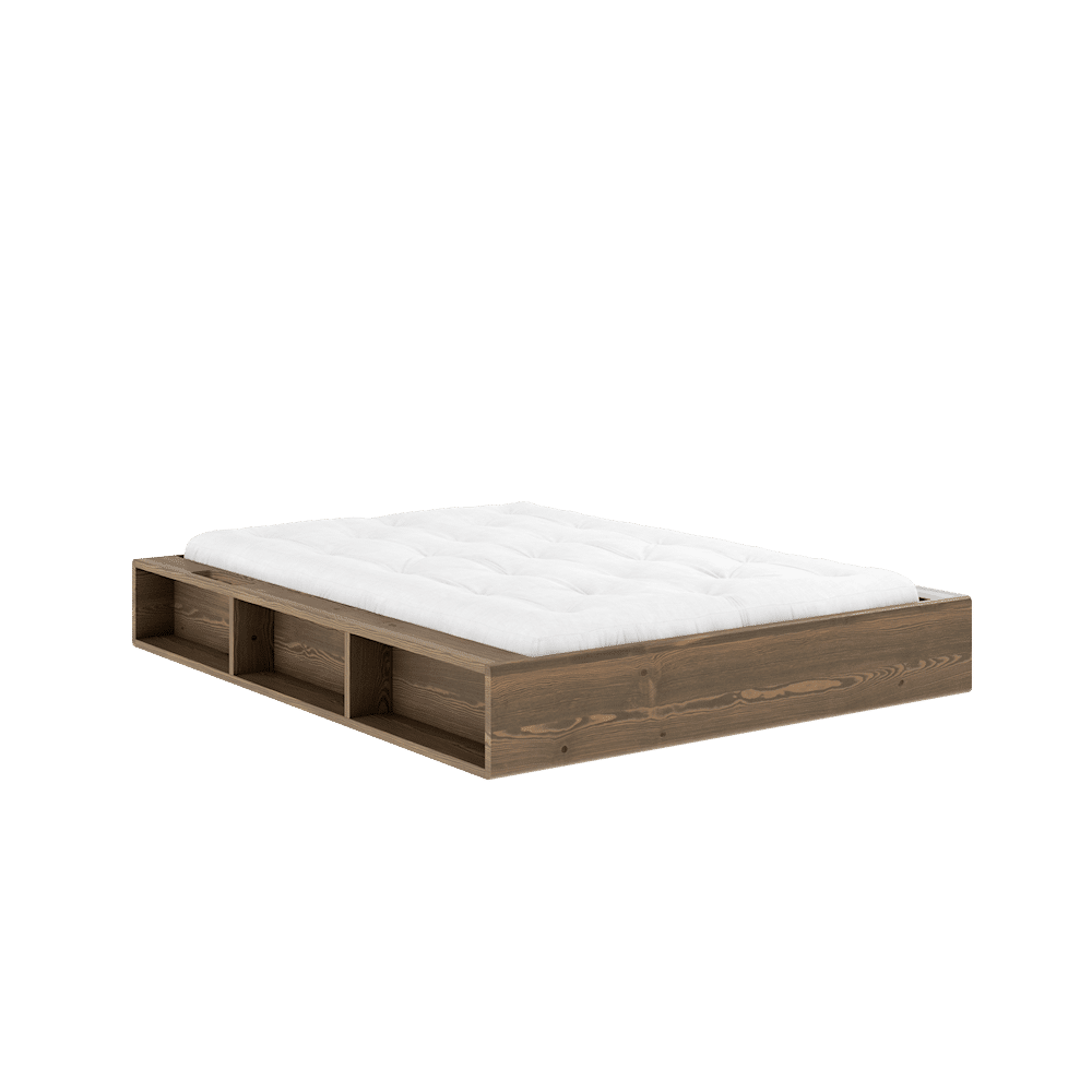 ZIGGY CAMA CAROB LACADO 140X200