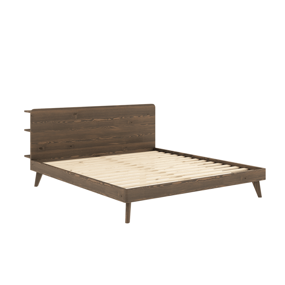 CAMA DE RETIRO CAROB BROWN 180X200