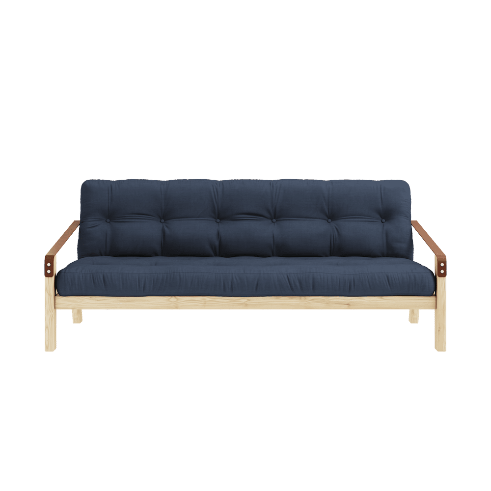 Karup Design POÉSIE CLAIR LAQUÉ W. MATELAS MIXTE 5 COUCHES MARINE