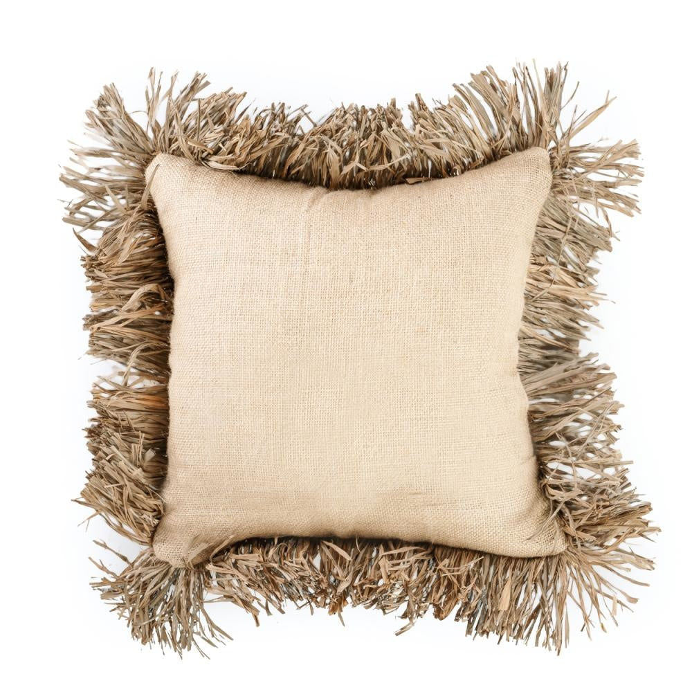 Bazar Bizar el yute Bonita Cover-Nature-40x40 de almohada