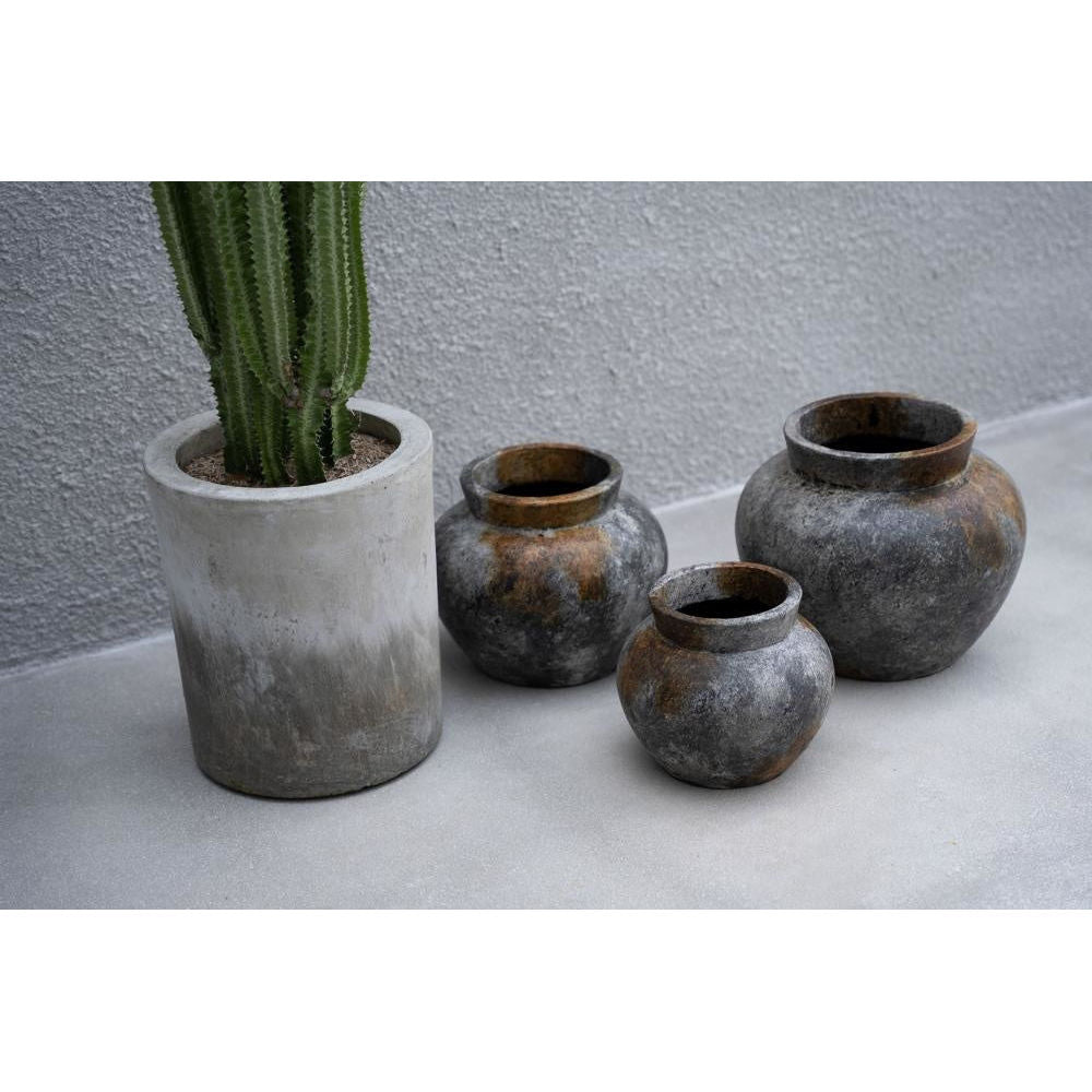 Bazar Bizar De Funky Vase-Gris Antiguo-S